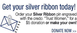 Get Your Free Silver Ribbon Today! Donate